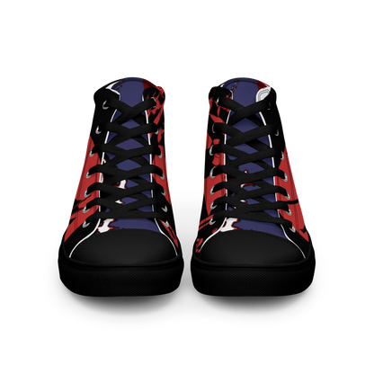 Women’s high top canvas shoes