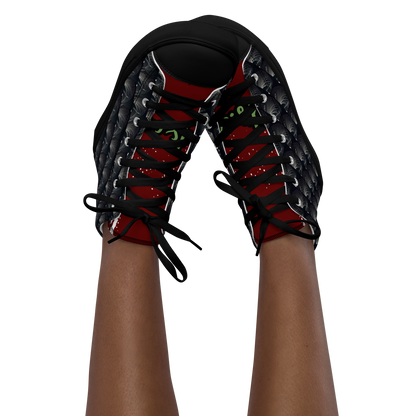 Women’s high top canvas shoes