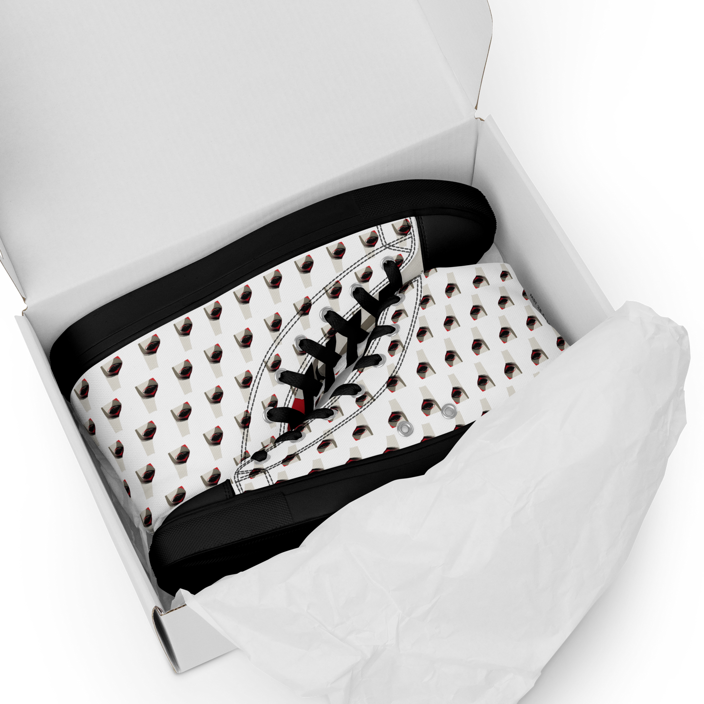 Women’s high top canvas shoes