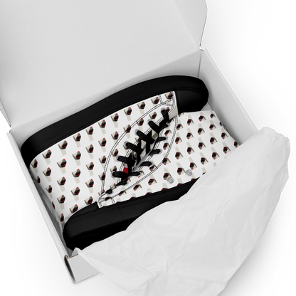 Women’s high top canvas shoes