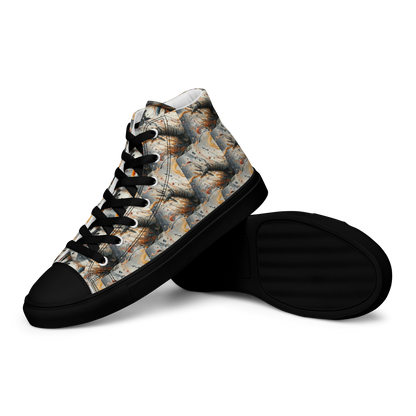 Women’s high top canvas shoes