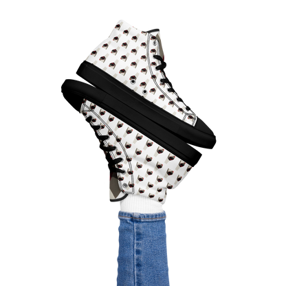 Women’s high top canvas shoes