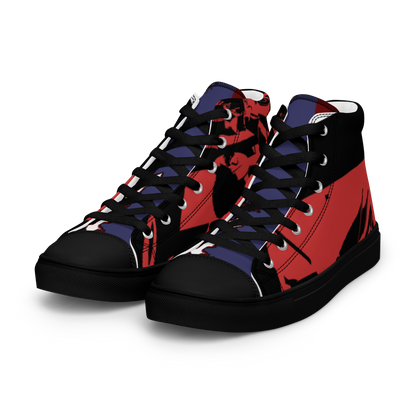 Women’s high top canvas shoes