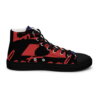 Women’s high top canvas shoes