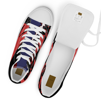 Women’s high top canvas shoes