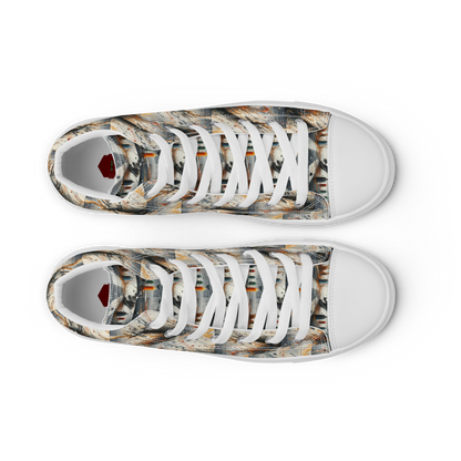 Women’s high top canvas shoes