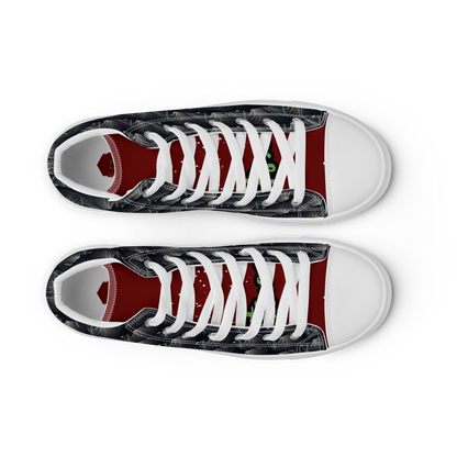 Women’s high top canvas shoes