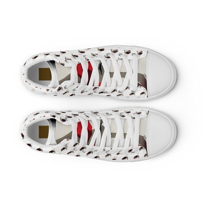 Women’s high top canvas shoes