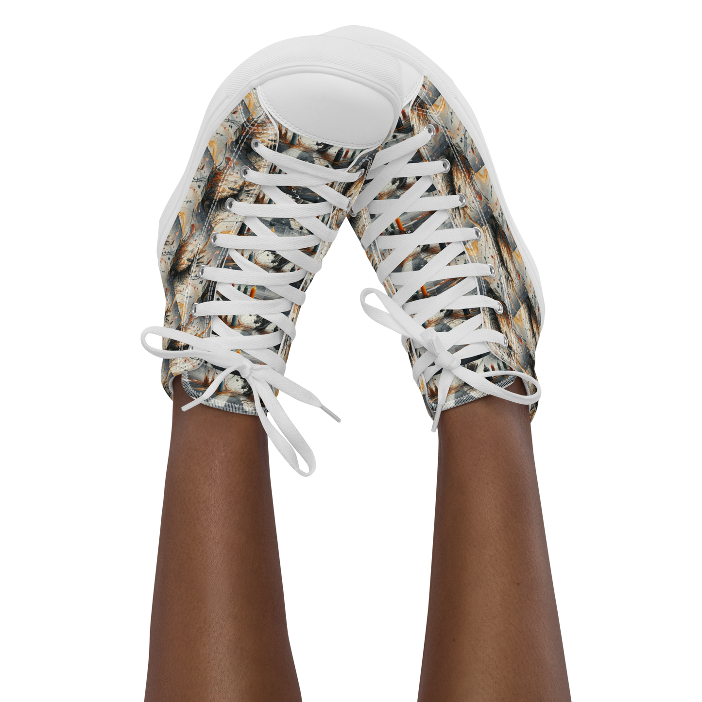 Women’s high top canvas shoes