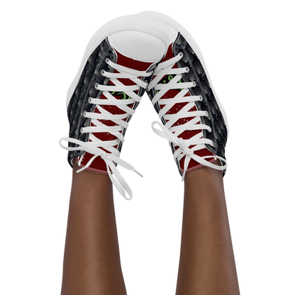 Women’s high top canvas shoes