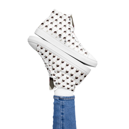 Women’s high top canvas shoes