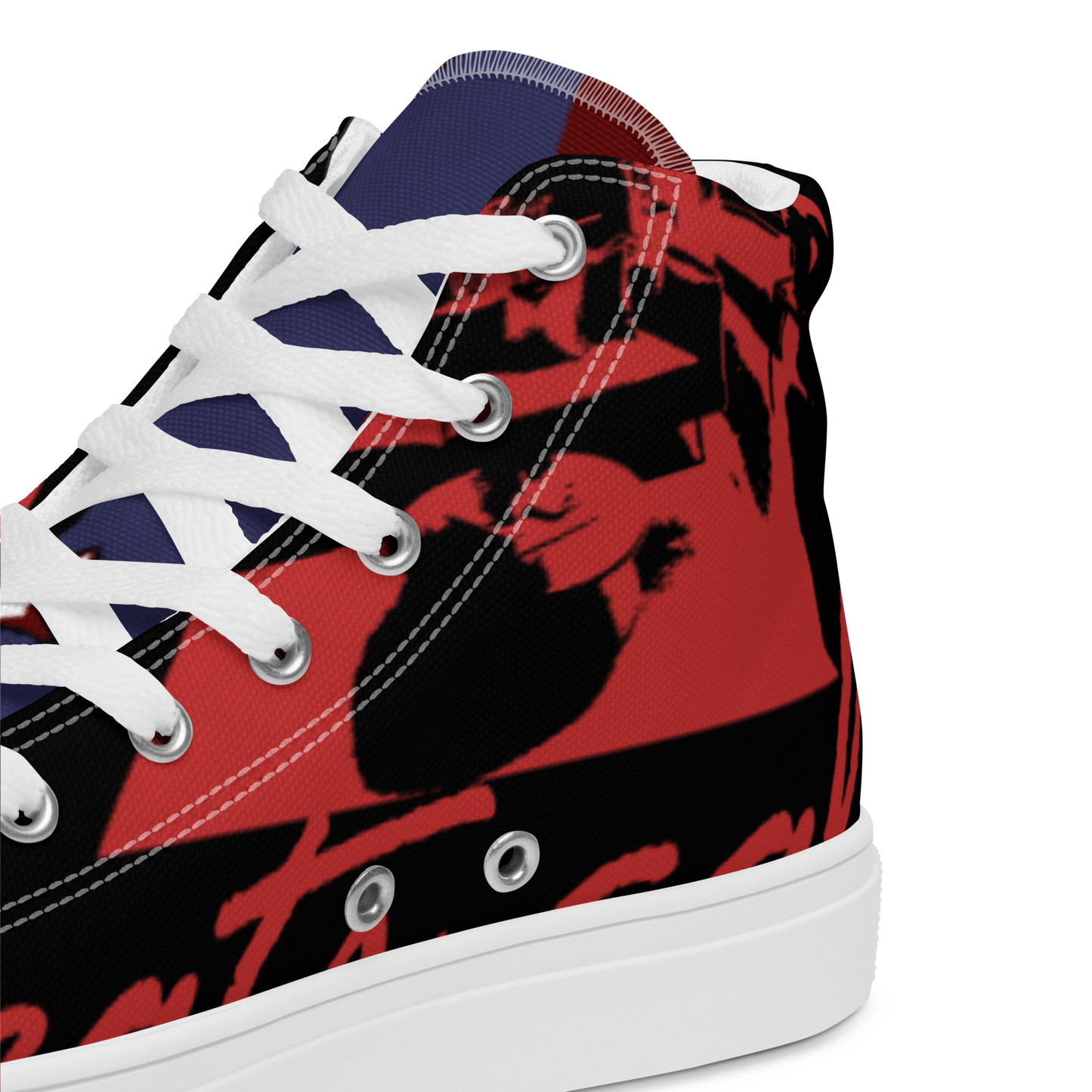 Women’s high top canvas shoes