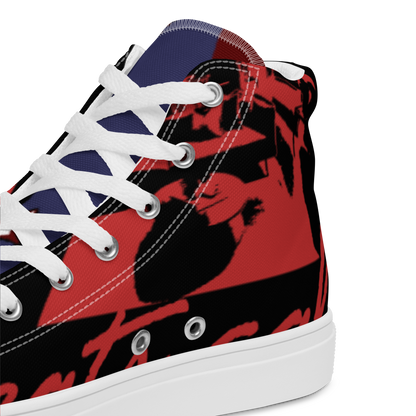 Women’s high top canvas shoes