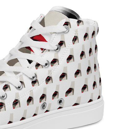 Women’s high top canvas shoes