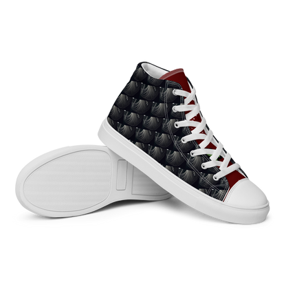 Women’s high top canvas shoes