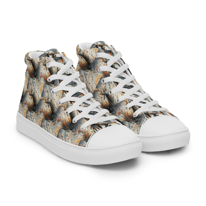 Women’s high top canvas shoes