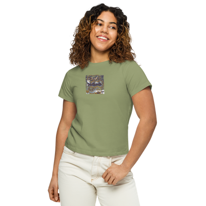 Women’s high-waisted t-shirt
