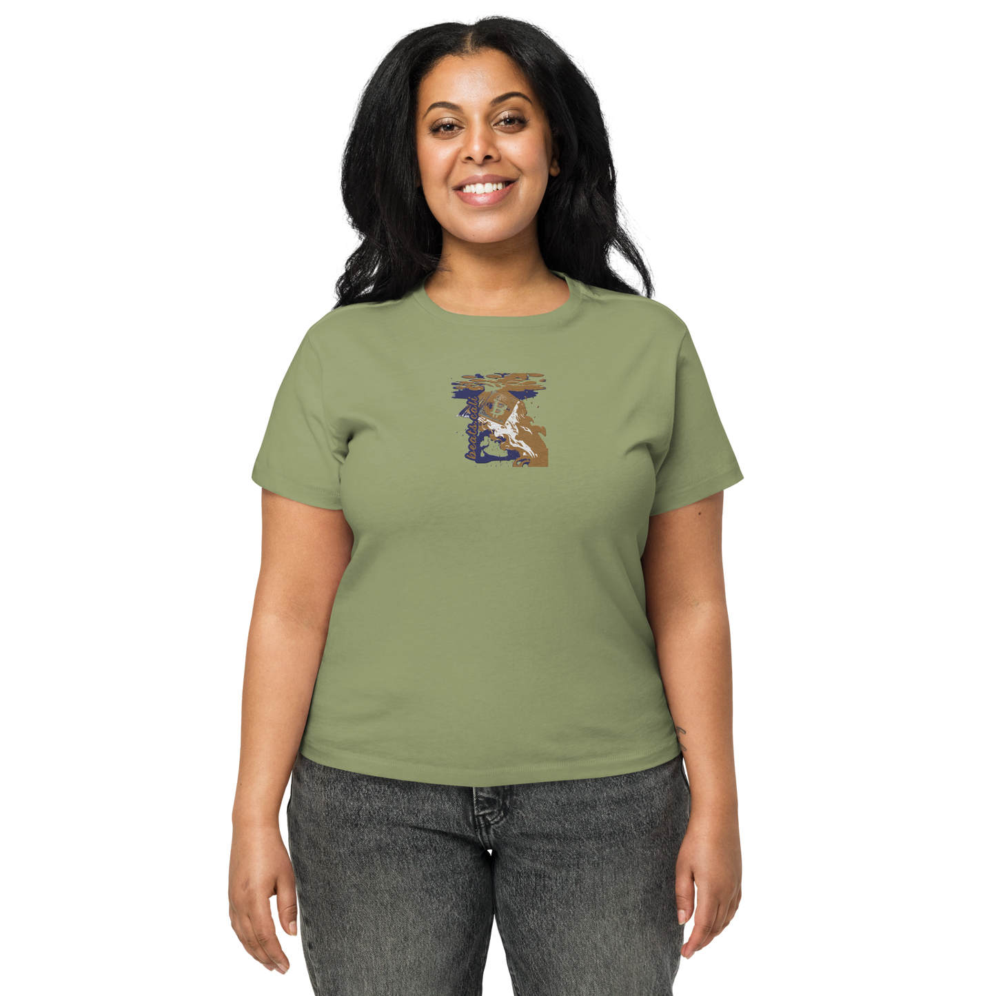 Women’s high-waisted t-shirt
