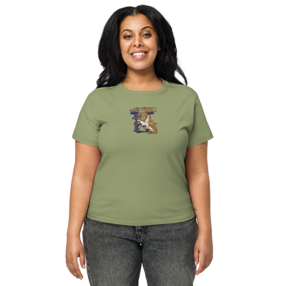 Women’s high-waisted t-shirt