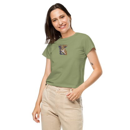 Women’s high-waisted t-shirt