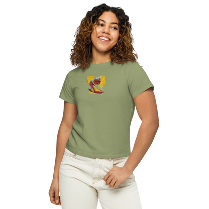 Women’s high-waisted t-shirt