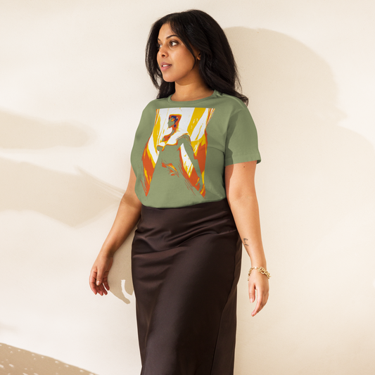 Women’s high-waisted t-shirt