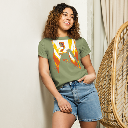 Women’s high-waisted t-shirt