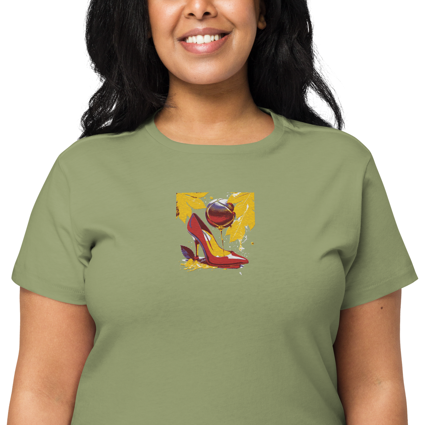 Women’s high-waisted t-shirt