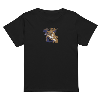 Women’s high-waisted t-shirt