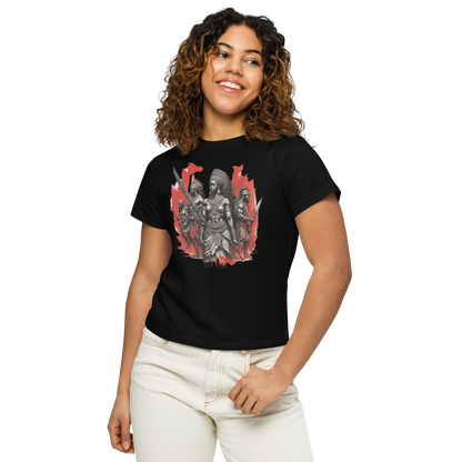Women’s high-waisted t-shirt