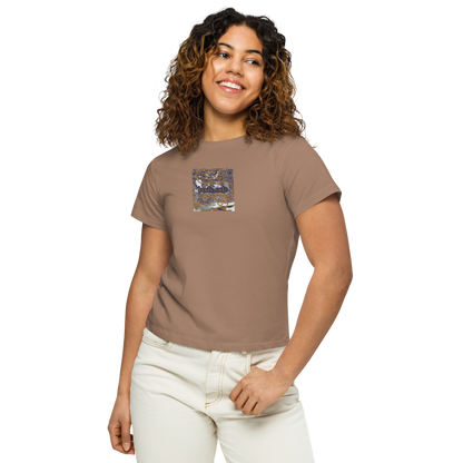 Women’s high-waisted t-shirt