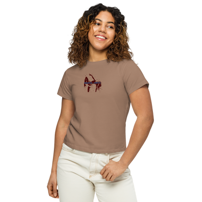 Women’s high-waisted t-shirt