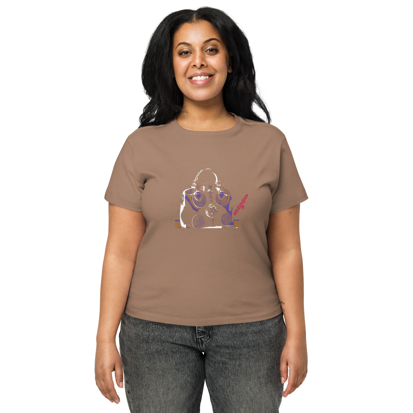Women’s high-waisted t-shirt