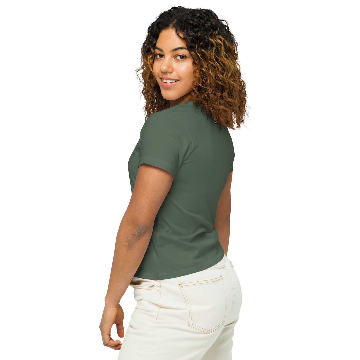 Women’s high-waisted t-shirt