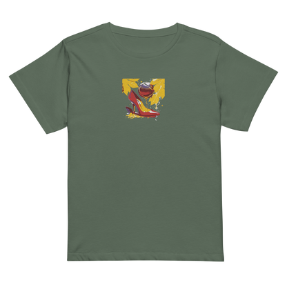 Women’s high-waisted t-shirt