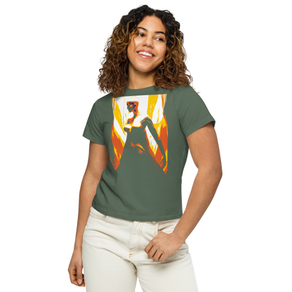 Women’s high-waisted t-shirt