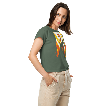 Women’s high-waisted t-shirt