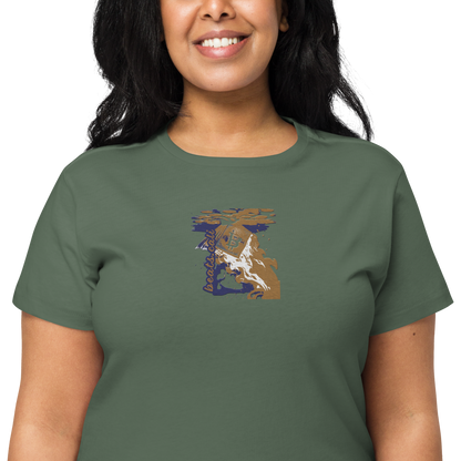 Women’s high-waisted t-shirt