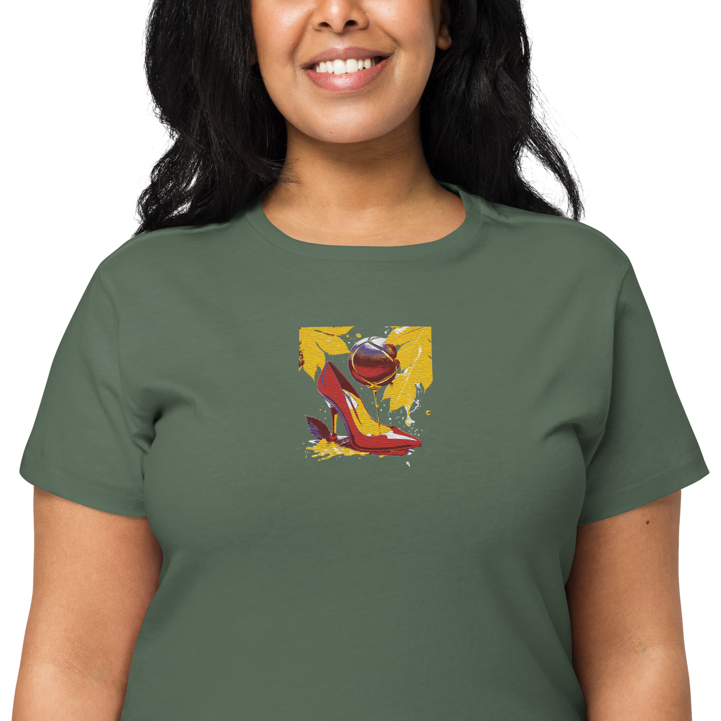 Women’s high-waisted t-shirt