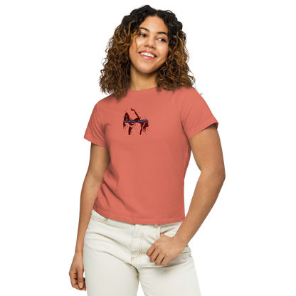 Women’s high-waisted t-shirt