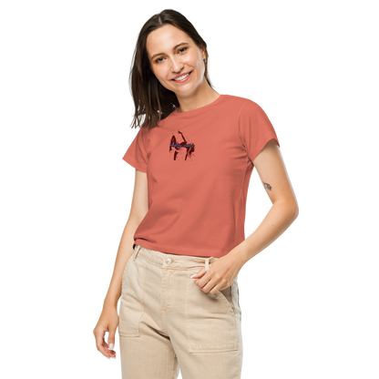 Women’s high-waisted t-shirt