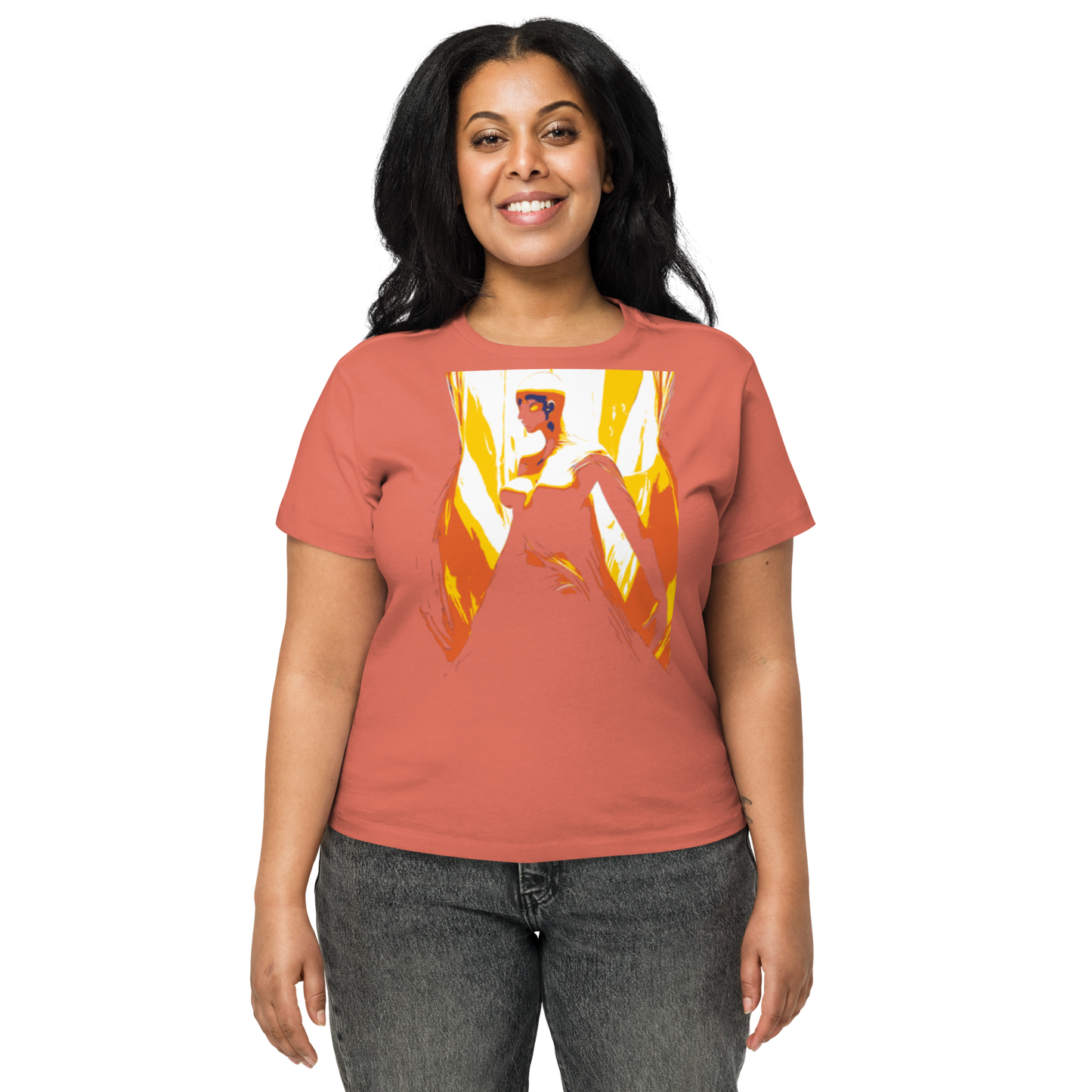Women’s high-waisted t-shirt