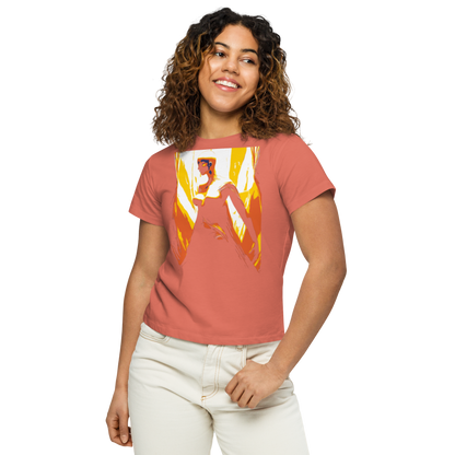 Women’s high-waisted t-shirt
