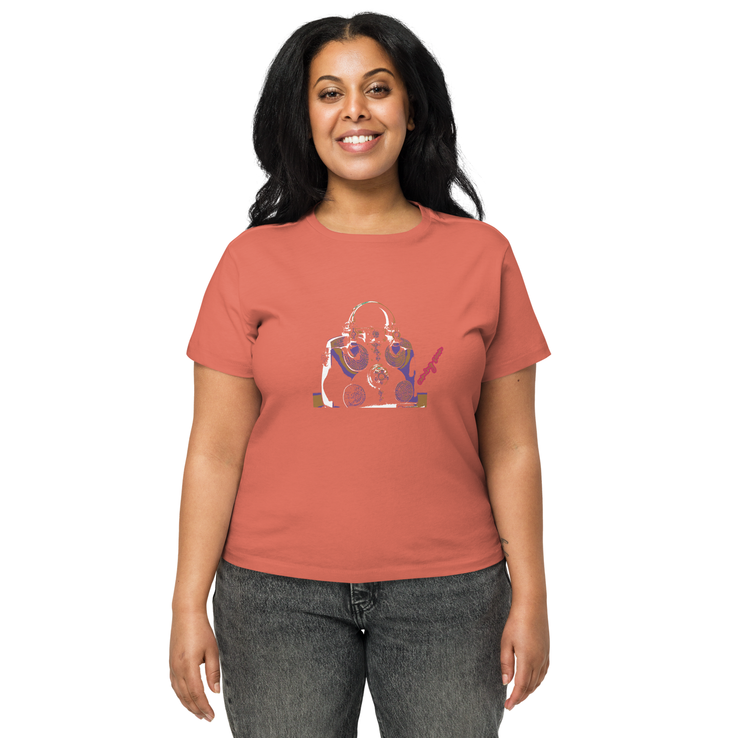 Women’s high-waisted t-shirt