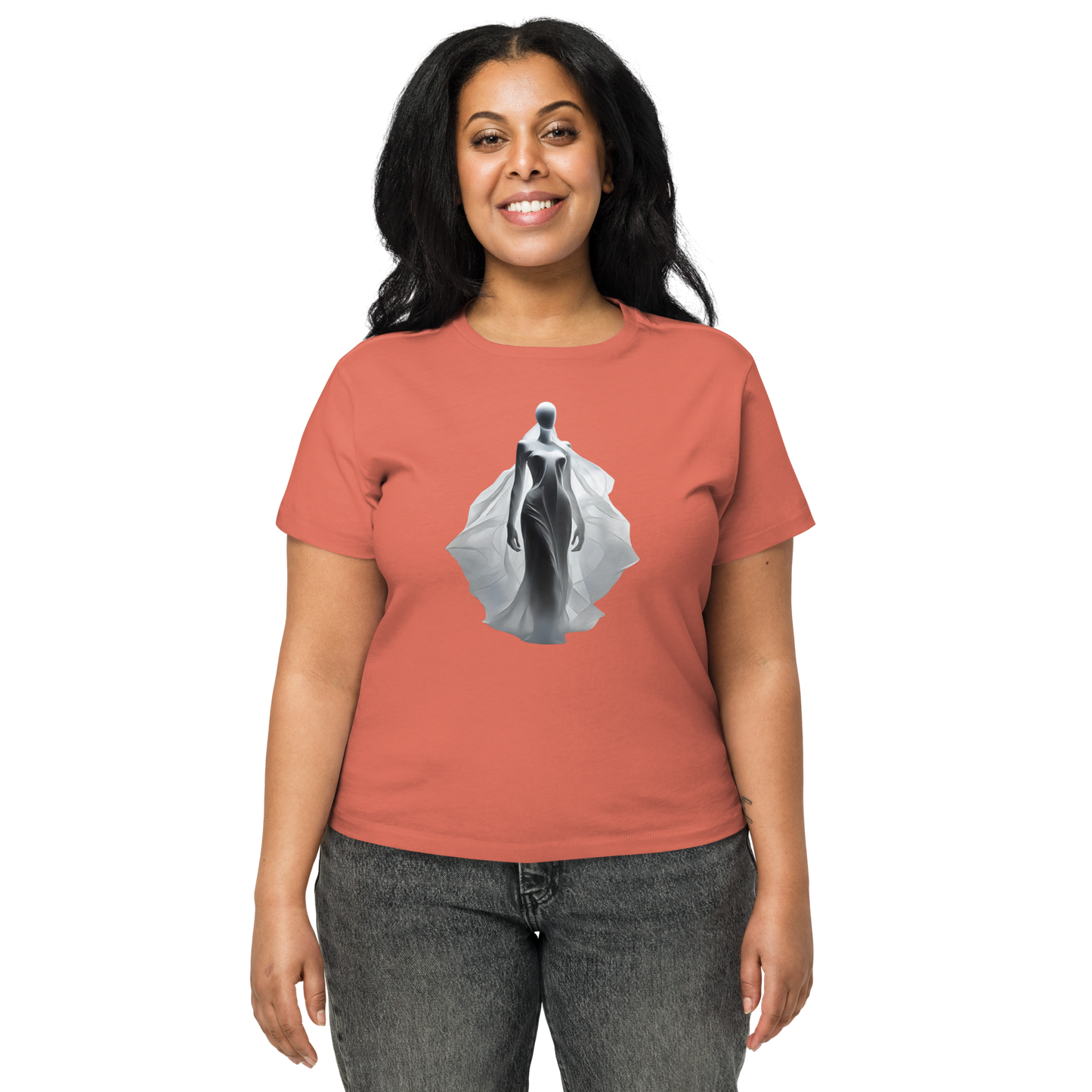 Women’s high-waisted t-shirt