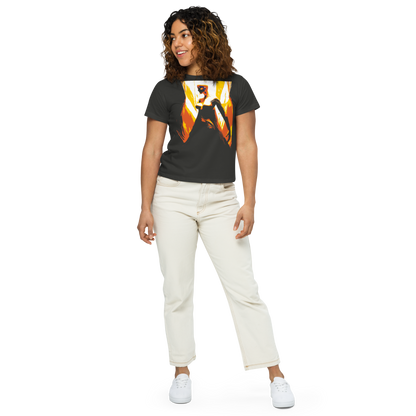Women’s high-waisted t-shirt