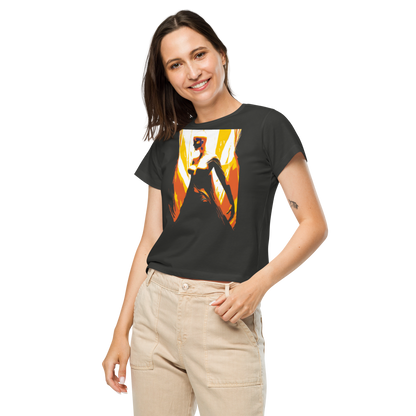 Women’s high-waisted t-shirt