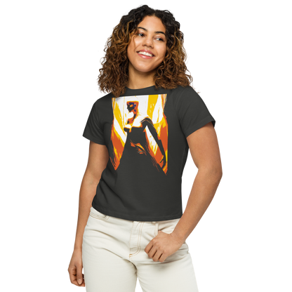 Women’s high-waisted t-shirt