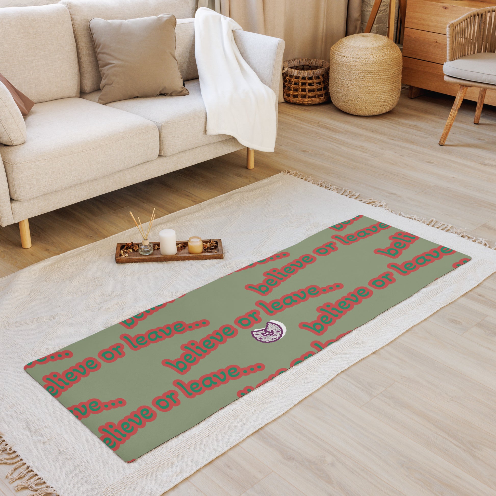 Elevate your yoga experience with our yoga mat, where style meets functionality to enrich your yoga practice sessions. Crafted with a durable rubber base and topped with luxurious microsuede top for optimal grip and support. The anti-slip rubber bottom ensures stability during exercises, meditation and yoga practices.