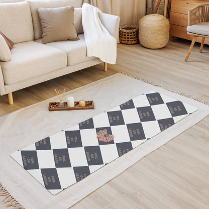 Elevate your yoga experience with our yoga mat, where style meets functionality to enrich your yoga practice sessions. Crafted with a durable rubber base and topped with luxurious microsuede top for optimal grip and support. The anti-slip rubber bottom ensures stability during exercises, meditation and yoga practices.